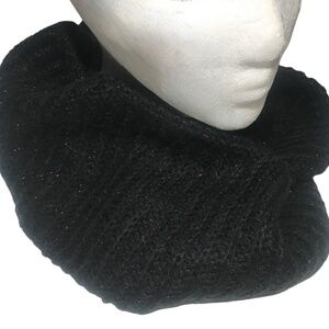Steve Madden Eternity Scarf Soft Acrylic with Metallic Accents